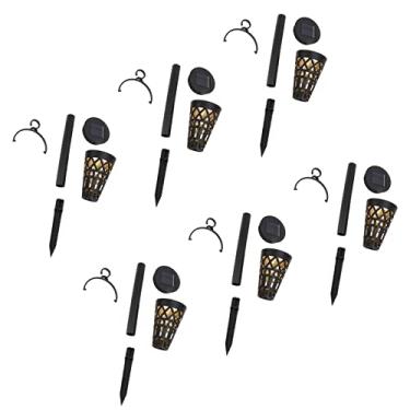 Imagem de Luz Solar Jardim Hyuduo Luzes Solares Jardim Decoração Luzes Decorativas Lanternas Geom...