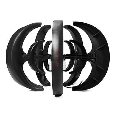 Imagem de 12V 24V 600W Eixo vertical Turbinas eólicas Gerador sem ruído Lanterna 5 Blades Kit de motor com turbinas controladoras para acampamento em casa,24v