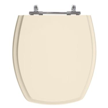 Imagem de Assento Sanitário Thema Rosa Shell Tampa para Vaso Incepa de Madeira Laqueada