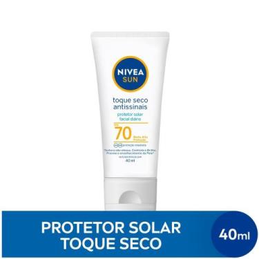 Imagem de Nivea Sun Protetor Solar Facial Toque Seco Antissinais Fps 70 40ml