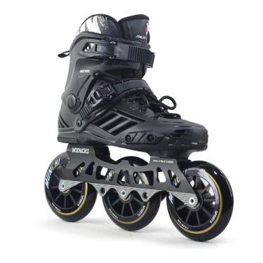 Imagem de Patins 3 Rodas Inline Roller Munchi Base Híbrida 110mm Abec7