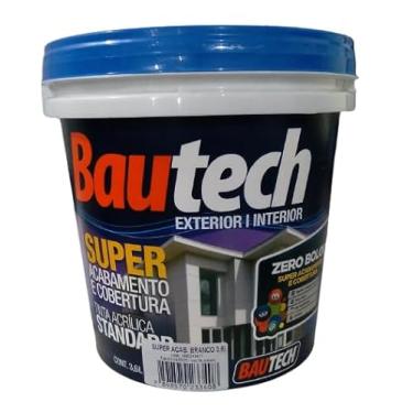 Imagem de Tinta Acrílica Bautech Zero Bolor 3,6l Fosco Antimofo Bautech