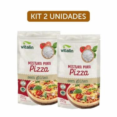 Imagem de Kit 2X: Mistura Para Pizza Sem Glúten Vitalin 200G