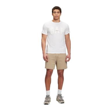 Imagem de GAP Camiseta masculina com logotipo original do arco, Branco óptico, M