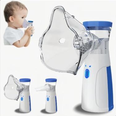 Imagem de Nebulizador Portátil Ultrassônico - Tratamento Respiratório Eficaz para Asma e Sinusite - Silencioso e Compacto - Tecnologia Avançada - Fácil Utilização - Ideal para Adultos e Crianças Portátil Recarregável (Modelo 1)