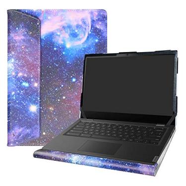 Imagem de Capa protetora Alapmk para laptop Lenovo 14e Chromebook/Lenovo 14W Windows Series, Galaxy