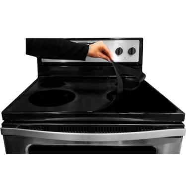 Imagem de Capa de fogão/protetor e forro de forno – Corte universal DIY para caber no tamanho – para fogões a gás, elétricos, vidro e indução – Fácil de limpar/resistente ao calor/antiaderente/reutilizável