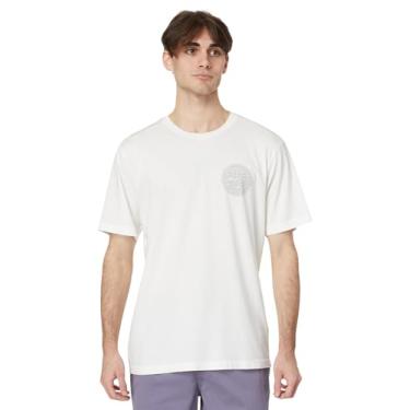 Imagem de RVCA Camiseta masculina selada P/P, Branco antigo, M