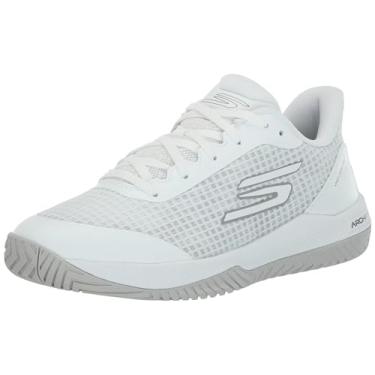 Imagem de Skechers Tênis feminino Go Train Arch Fit Viper Court Pro-Pickleball, Branco 2, 39