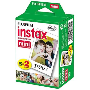 Imagem de Fujifilm Instax Mini Filme 20 Impressões para Fuji 8 50s 25 7s 90 300, Colorido, Pacote Duplo