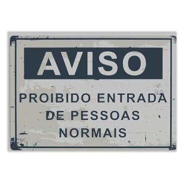 Imagem de Placas Decorativas Aviso Engraçado Decoração Geek Quadro Quarto Sala Gamer
