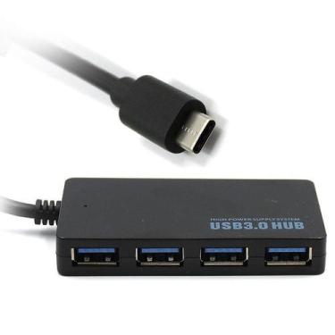 Imagem de Hub Type-C Usb 3.0 4 portas Com Hibernação Automática - Penton