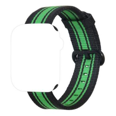 Imagem de Pulseira Nylon Amarela Compatível com Apple Watch 38mm 40mm - Baú do V