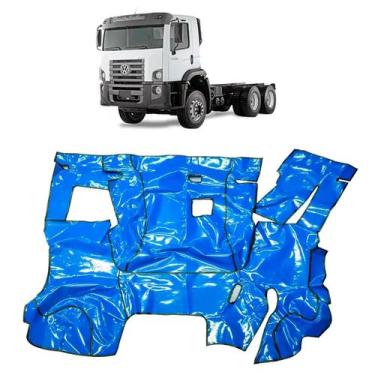 Imagem de Tapete Verniz Caminhão Constellation Cabine Leito Capô AZUL - MANOS TA