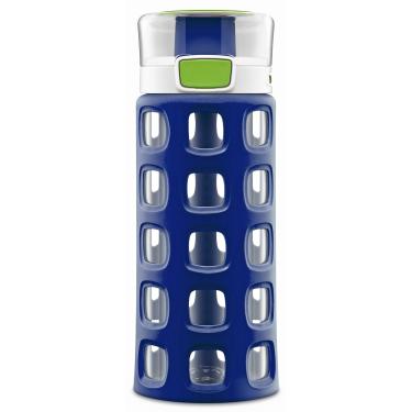 Imagem de Ello Garrafa de água de plástico Dash Tritan, azul Touchdown, 473 ml