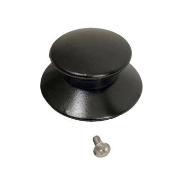 Imagem de Pegador Puxador Tampa Vidro e Ferro Panela Pomel e Parafuso