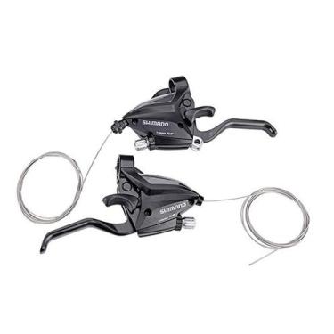 Imagem de Passador Alavanca Mudador Rapid Fire EF500 21v Preto - SHIMANO