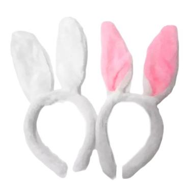 Imagem de Tiara Orelha De Coelho Pelúcia Infantil Páscoa Festas - LULU B.KIDS-KI
