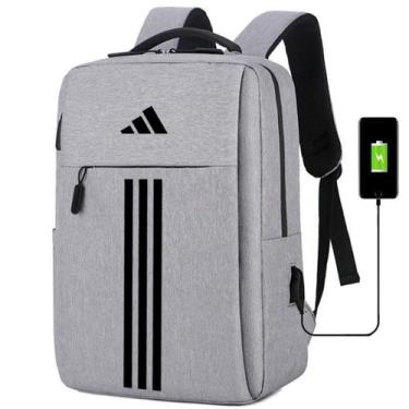 Imagem de Mochila USB Escolar Estampa Unissex Esportivo Notebooks, Trabalho Esco