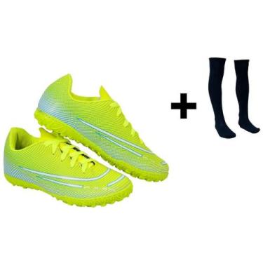 Imagem de Chuteira Society Adulto Juvenil Sosaite Campo Sintético Futebol Nova +