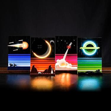 Imagem de Bourvill LED Lights Kit for Lego Tales of The Space Age 21340 - Lights Set Compatible with Lego 21340 Set -Classic Version (Lights Kit Without Model)