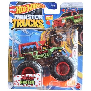 Imagem de Hot Wheels Monster Trucks Melon Mauler, Freestyle Wreckers 8/11 Connect and Crash Car