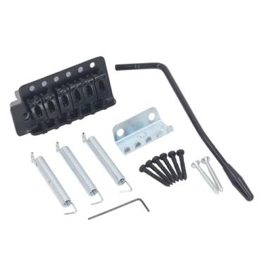 Imagem de Conjunto de Ponte Tremolo de Guitarra Vintage de 6 Cordas, Ponte Tremolo Canhota Com Espaçamento de 52,5 Mm para Guitarras Elétricas Estilo ST