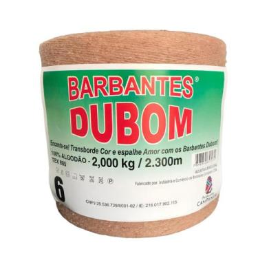 Imagem de Barbante Dubom Marrom Claro - 2 Kg - Fio 6 - 2300m - Barbantes Dubom