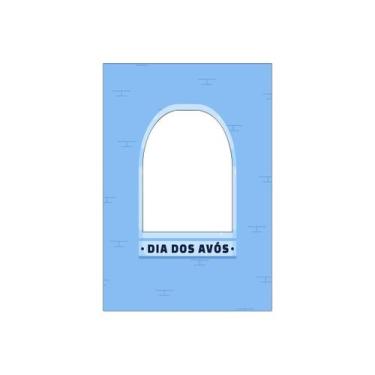 Imagem de Painel De Festa Vertical Interativo 1,50 x 2,20 - Dia Dos Avós Azul Ja