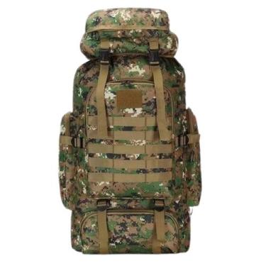 Imagem de Mochila Cargueira Camping Viagem80 litros Reforçada Impermeável  - GN,