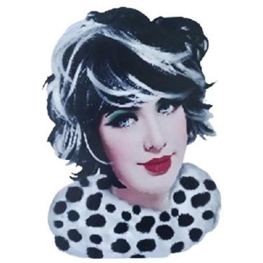 Imagem de Peruca Cruella 101 Dalmatas Festa Halloween Cosplay Terror - Brink Fes