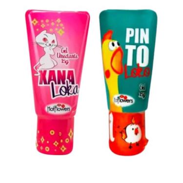 Imagem de Kit Xana Loka Gel Excitante Feminino + Pinto Loko Estimulador Masculino - Hot Flowers