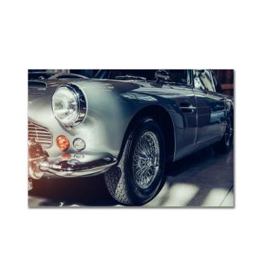 Imagem de Placa Decorativa MDF Vintage Carro Antigo - Quartinhos