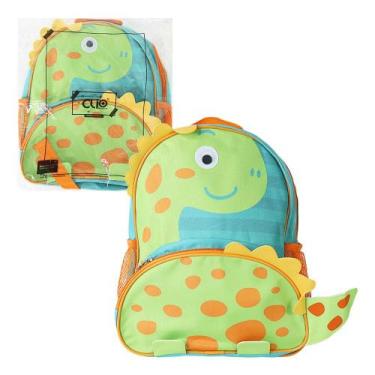 Imagem de Mochila Escolar Passeio Infantil 10 Litros Dinossauro- Verde - Clio Pe