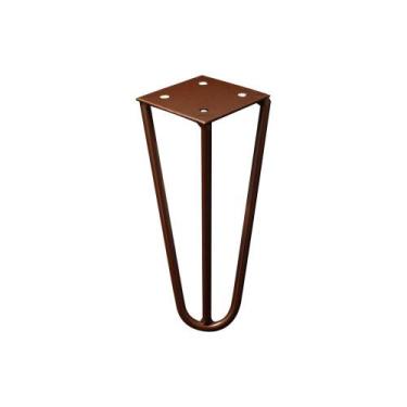 Imagem de Pé de Metal 25 CM Hairpin Legs Mesas de Centro Puffs Bronze G41 - Gran