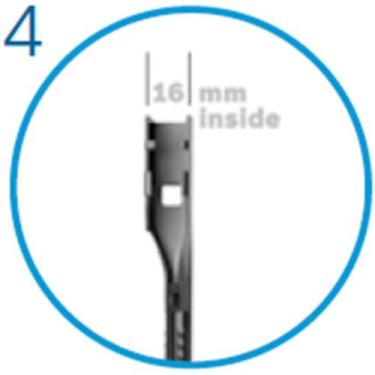 Imagem de Palheta Dian Vw Spacefox 2008 a 2019 Bosch 3 397 016 120