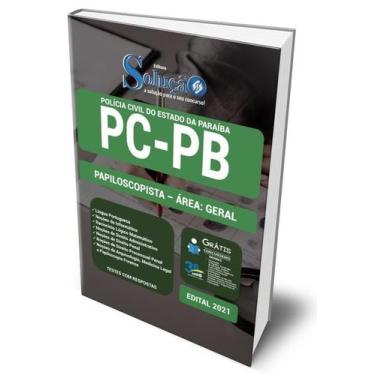 Imagem de Apostila PC-PB - Papiloscopista - Área: Geral