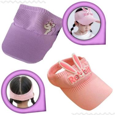 Imagem de 2 Chapéu Boné Viseira De Aba Longa cobre rosto Respirável - Quero & Pr