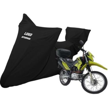 Imagem de Capa Tecido Moto Honda Nxr 125 Top Case Bauleto Baú Central (Preto)