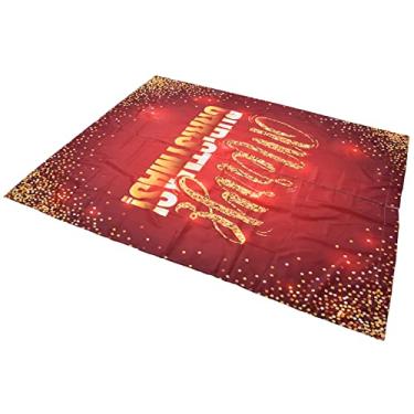 Imagem de Cortina, Cortina de Natal Fibra de Poliéster 3D Impressão Digital Cortina Personalizada para Varanda Externa Varanda150x166cm Natal 5 CortinaNatal (150 * 166cm Natal 5)