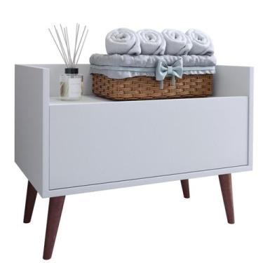 Imagem de Gabinete para Banheiro Grécia Armário Multiuso Organizador com Porta -