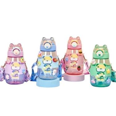 Imagem de Garrafa Squeeze Infantil Bear 600ml - Cor Sortida - Genérico