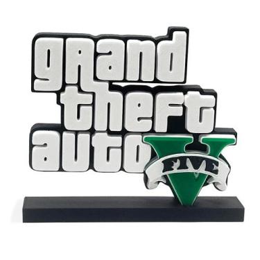 Imagem de Logo GTA 5 Decorativo - 3D Think BR