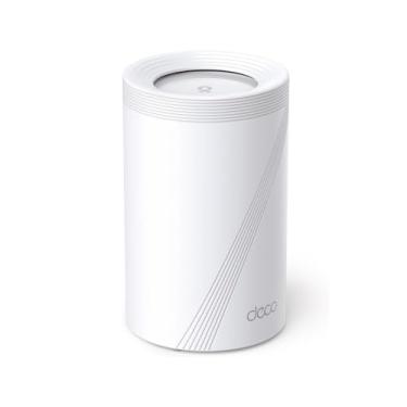 Imagem de TP-Link Deco BE65 BE11000 Tri-Band Whole Home Mesh, WiFi 7, MLO, 320 MHz, banda de 6 GHz, roaming de IA sem costura, segurança HomeShield, jogos e streaming, roteador wifi7 (Deco BE65 1-pack)