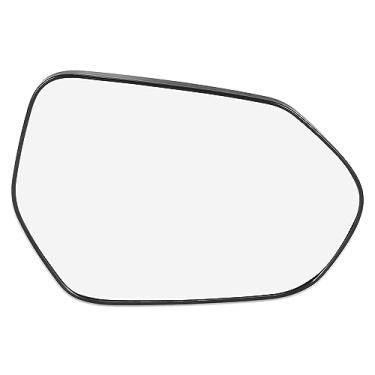 Imagem de X AUTOHAUX Espelho retrovisor de vidro aquecido lado direito com placa de suporte 87931-47390 para Toyota Camry 2018-2020