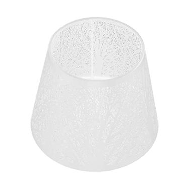 Imagem de MUNEFE Abajur de metal, abajur de ferro forjado, abajur em forma de árvore de floresta esculpida para mesa de chão, lâmpada de parede de cabeceira do quarto (White)