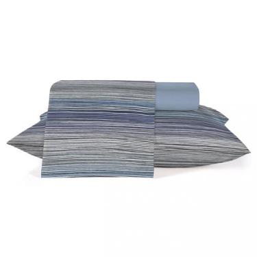 Imagem de Jogo de Lençol Casal Teka 3 Peças 150 Fios 100 Algodão, Orvalho