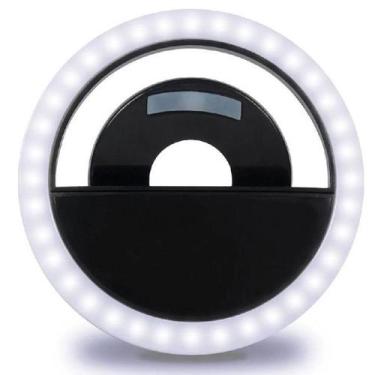 Imagem de Ring Light LED Celular USB 8 cm Preto - Bc Bora Colega Shop