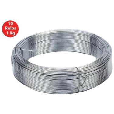 Imagem de Arame Liso Galvanizado N16 Beltools 1,65mm 10 Rolos 1Kg