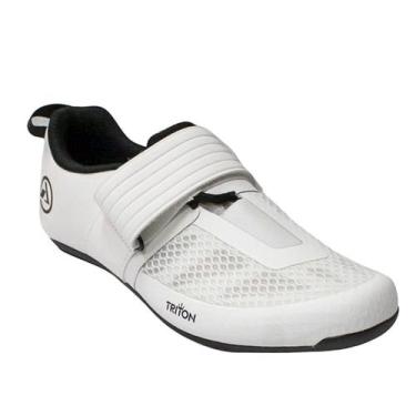 Imagem de Sapatilha Ciclismo Triathlon Triton Absolute Branca, 44 EUP 42 BR